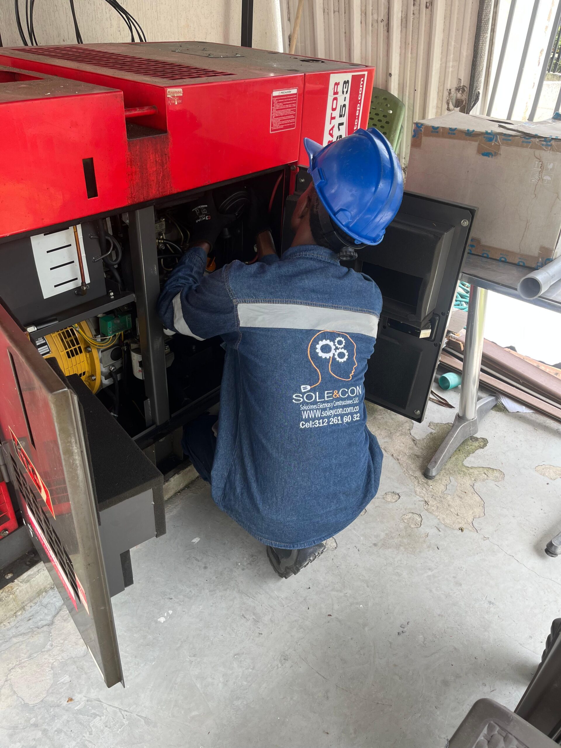 Mantenimiento preventivo de planta eléctrica en Cali – Soleycon